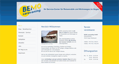 Desktop Screenshot of bemo-caravaning.de